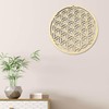 Sacred Geometry Decor - Flower of Life Wall Art,Wood Sacred
