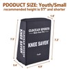 Soft Cushioned Catcher Knee Support, Multi Sided Design Catcher Knee