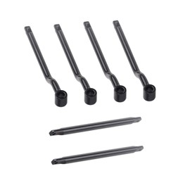 Mallofusa Soportes de montaje universales de acero inoxidable para motocicleta, compatibles con Honda, Yamaha, Suzuki, Kawasaki (negro)