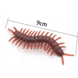 TOUFEIYUAN 20pcs Simulation Insects Fake Centipede Toys Realistic Bugs April Fool's Day Prank Present Horror Prank Halloween Party Decoration (Centipde)