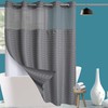 Conbo Mio No Hook Shower Curtain with Snap in Liner