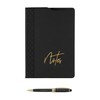 Black And Gold Notes Folio And Pen Set/Write That Down