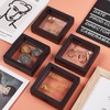 4Pcs 3D Floating Frame with Stand, Challenge Coin Display Holder,