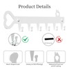 GENHH Pack of 2 Key Rack, Key Holder Wall in