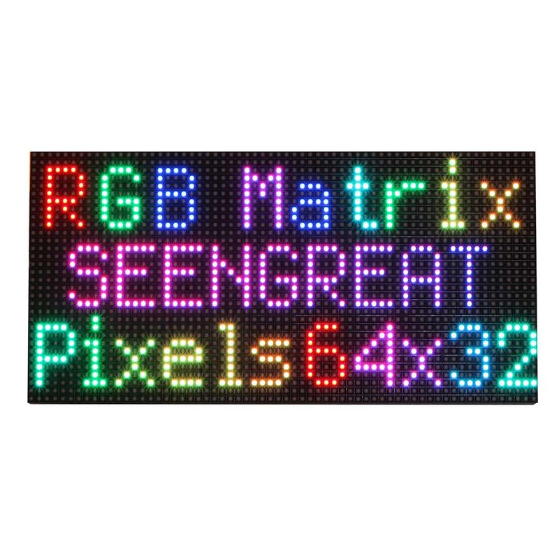 SeenGreat 64 x 32 RGB LED Matrix Panel - Full-Colour