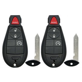 Lot of 2X New Replacement Keyless Remote Key Fob Compatible with & Fit for Jeep Cherokee 2014 - 2021