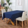 ZIMEL HOMES Extra Large Rectangular Fabric Tablecloth 150x300cm and 140x200cm
