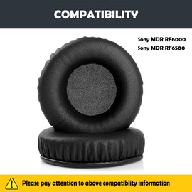 HTINDUSTRY Komfortable Kopfhörer Ohrpolster Ersatz Ohrpolster kompatibel mit Sony MDR-RF6500 RF6500 MDR RF 6500 MDR RF 6000 Headset Kopfhörer