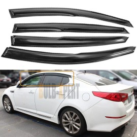 Geartronics Window Visor Sun Rain Guard Vent Shade Shield 4pcs For Kia Optima K5 2011-2015