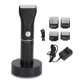 Hair Cutting Clipper with Base 2 Levels R Type 2000mAh Professional Hair Trimmer with 4pcs Guide Combs  100‑240V