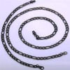 U7 Men's Chain Set 5mm Wide Ion plating Black Metal