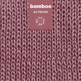 myboshi Bamboo Super Soft Bamboo Cotton Yarn Crochet Knitting Heavy Duty Clothing Amigurumi 60% Viscose 40% Cotton 6 Skeins Dusky Pink
