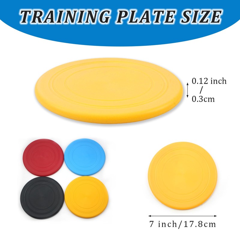 4 Pack Baseball Swing Trainer Swing Disk, 7 Inch Baseball