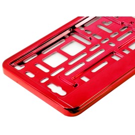 TAPORT® CAR REGISTRATION HOLDER FOR ANY CAR , VAN , TRUCK , TRAILER (PURE RED)