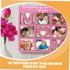 iplusmile Mother's Day Wooden Photo Frame Rustic Tabletop Display for