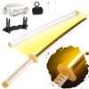 RENGENG Light Up Sword, 40 Inches Rechargeable Plastic Replica with