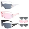 FveVqe 3 Pcs Womens Cool Rave Sunglasses, Trendy Rave Sunglasses