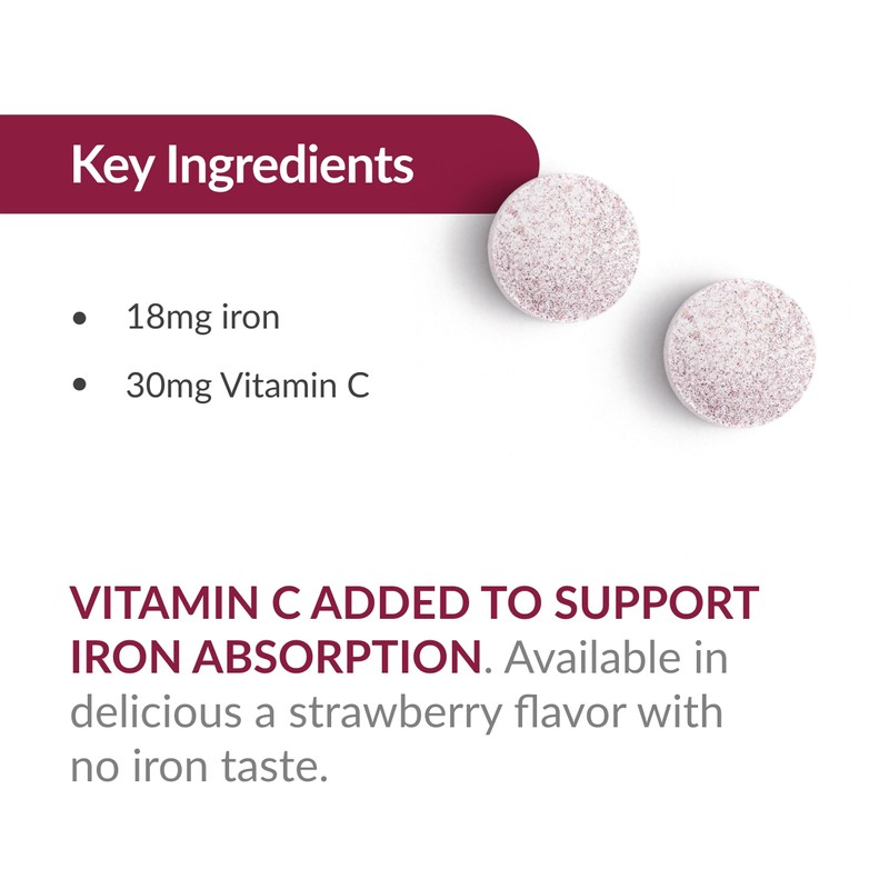 Bariatric Advantage Iron 18 mg with Vitamin C Chewable -