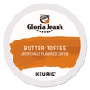 Gloria Jean's 60051012 Butter Toffee Coffee K-Cups, 24/box