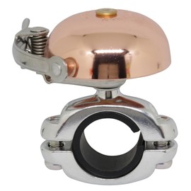Ogi Industry Bicycle Bell Hibiki Bell Clamp Brass Copper Brown
