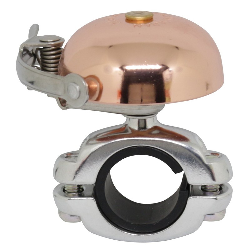Ogi Industry Bicycle Bell Hibiki Bell Clamp Brass Copper Brown