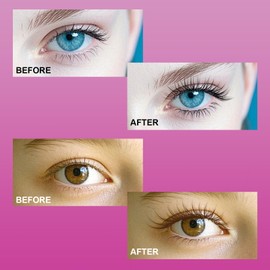 AFGHOUZ 2Pcs Colored Mascara for Eyelashes, Colorful Mascara Set, Waterproof Charming Long Lasting Volumizing Eye Makeup for Women