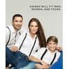 Man of Men Black Suspenders Men - Suspenders for Men,