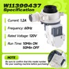 W11399437 W11259498 Washer Drain Pump Assembly Compatible with Whirlpool Maytag