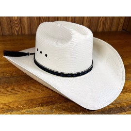 Western AU-HH05-14 Horse Hair Hat Band Five Strand Blue, White, and Black