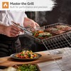 Sorbus Grill Basket - Stainless Steel Large Folding Barbecue Grilling