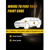 Crystal White Pearl Tricoat(K1X) Touch Up Paint Compatible with SUBARU,
