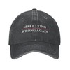 BIRDBATH Make Lying Wrong Again Hat for Men Baseball Cap