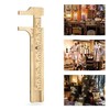 Vernier Caliper 1pc Mini Retro Brass Sliding Gauge Sliding Ruler