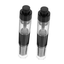 BIUDECO Travel Makeup Brushes Set Retractable Makeup Brush Powder Applicator Reusable Powder Brush Loose Powder Bottle Jar