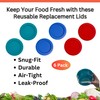 Klare Ware 1 Cup Replacement Lids/Covers for Pyrex 7202, Anchor
