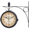 UPstore Retro Double Sided Wall Clock, Fashionable, Popular, Modern, Interior,