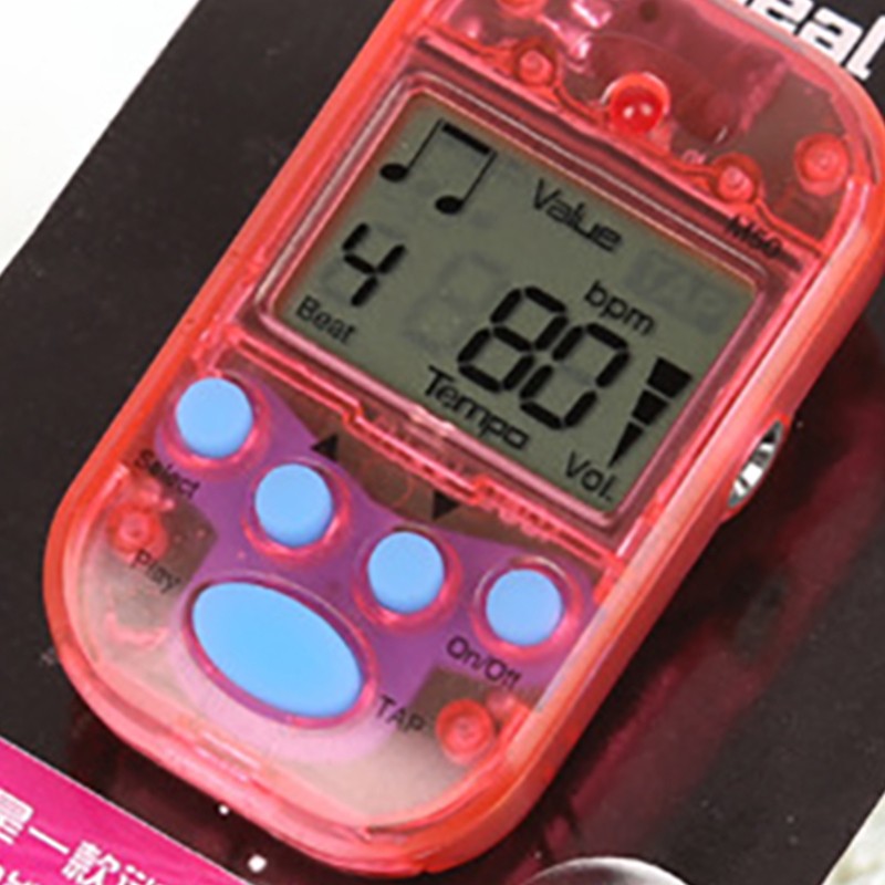 Electronic Metronome Mini Professional 2 Channel Headphone Output for Guitar