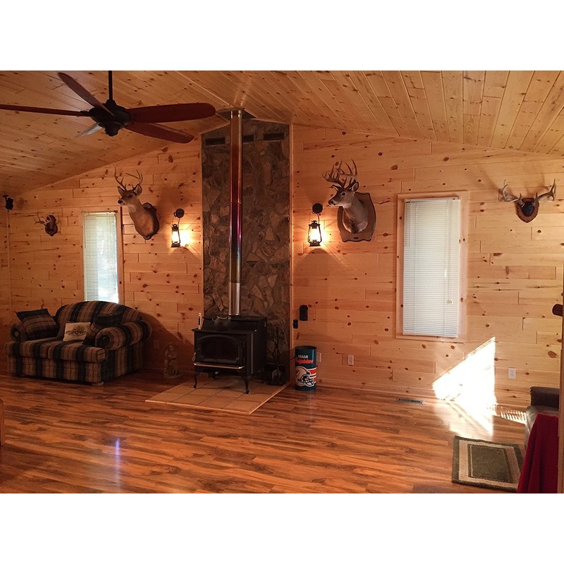 Muskoka Lifestyle Products Rustic Wall Sconce Lantern Light, Authentic Oil