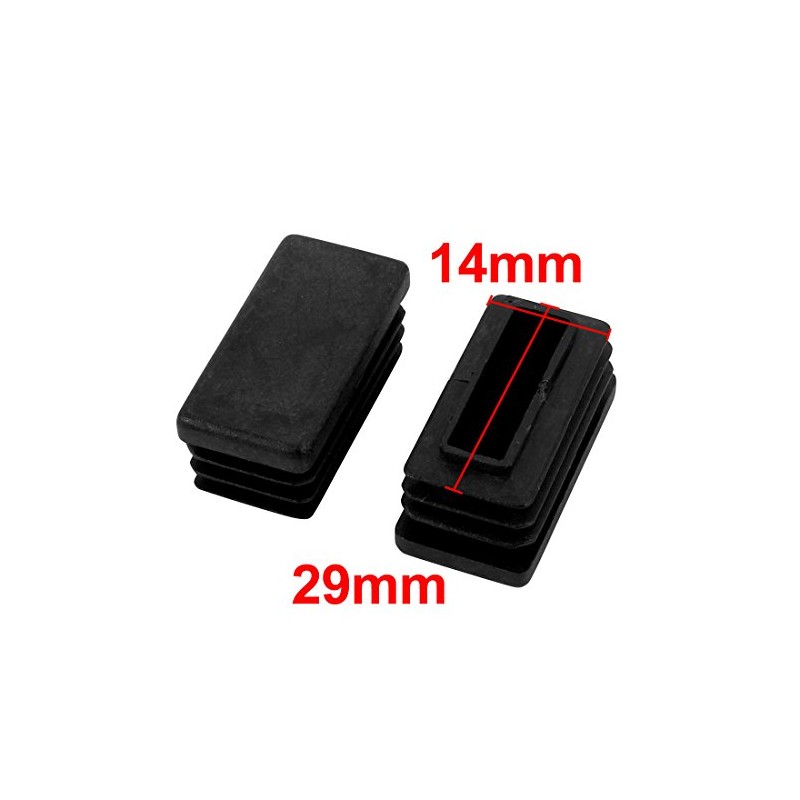 uxcell 30mmx15mm Chair Leg Floor Protectors Table Foot Tips Cover