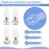 Hurricane Lamp & Oil Lamp Chimney Replacement Shade – Round