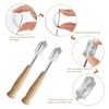 Dyzoxa 10pcs Bread Lame Cutter,Wood Handle Bread Scoring Tool Bread