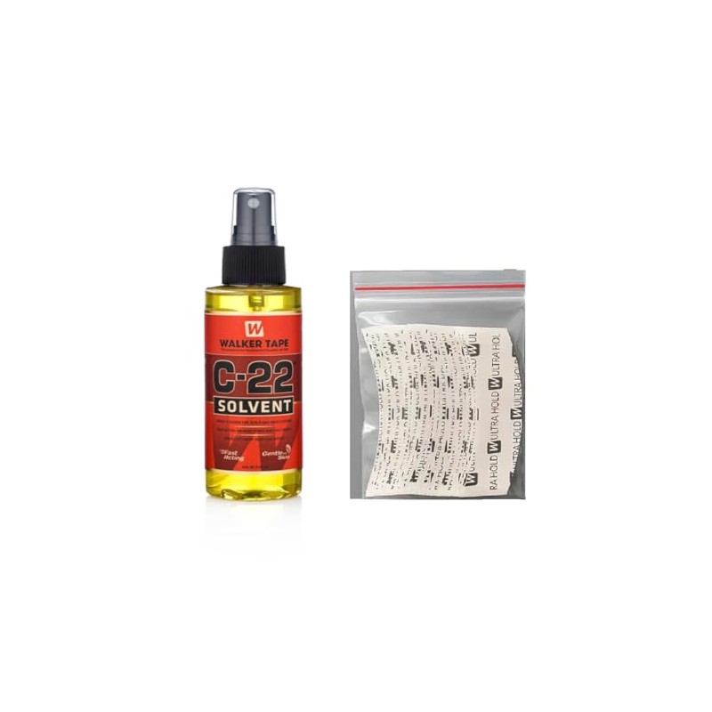 KIT Solvente C22 + Cintas Ultra Hold semicurvas Walker Tape