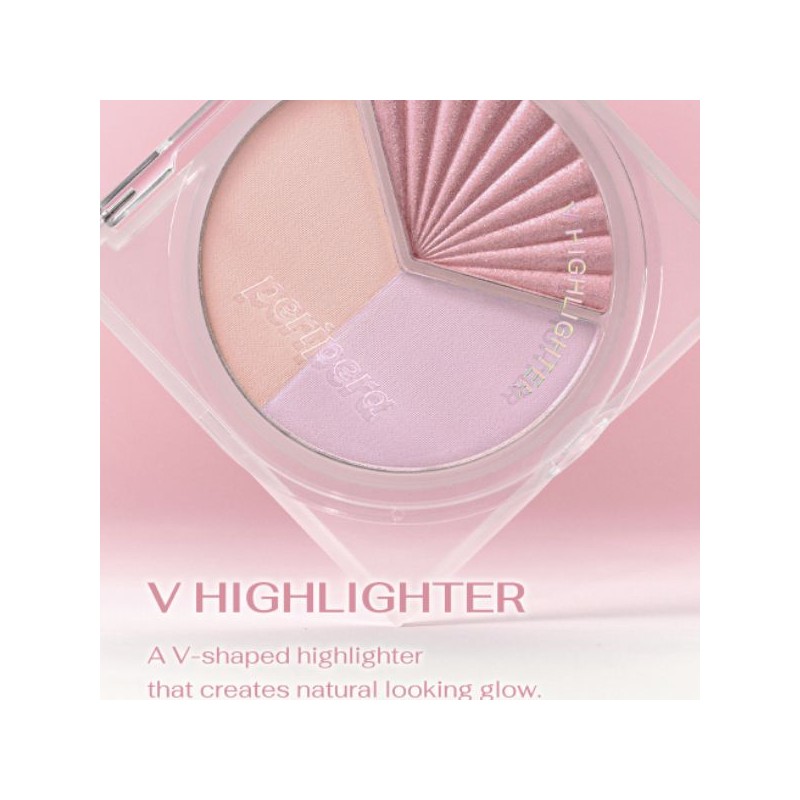 PERIPERA V Highlighter 2.2g+6g, Color:02 Clear Flash