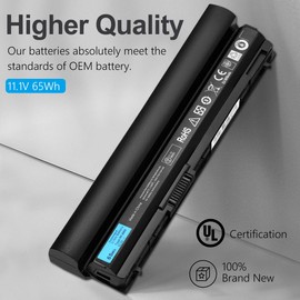 KAQIAR New E6230 E6330 65Wh Laptop Battery Compatible with Dell Latitude E6120 E6220 E6430s Series,fit RFJMW FRR0G UJ499 TPHRG J79X4 7FF1K Y61CV K4CP5 MHPKF 312-1239 312-1241 312-1381