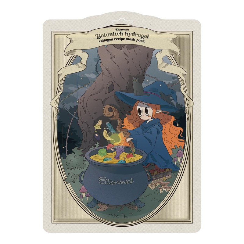 Elizavecca botanitch hydrogel collagen recipe mask pack