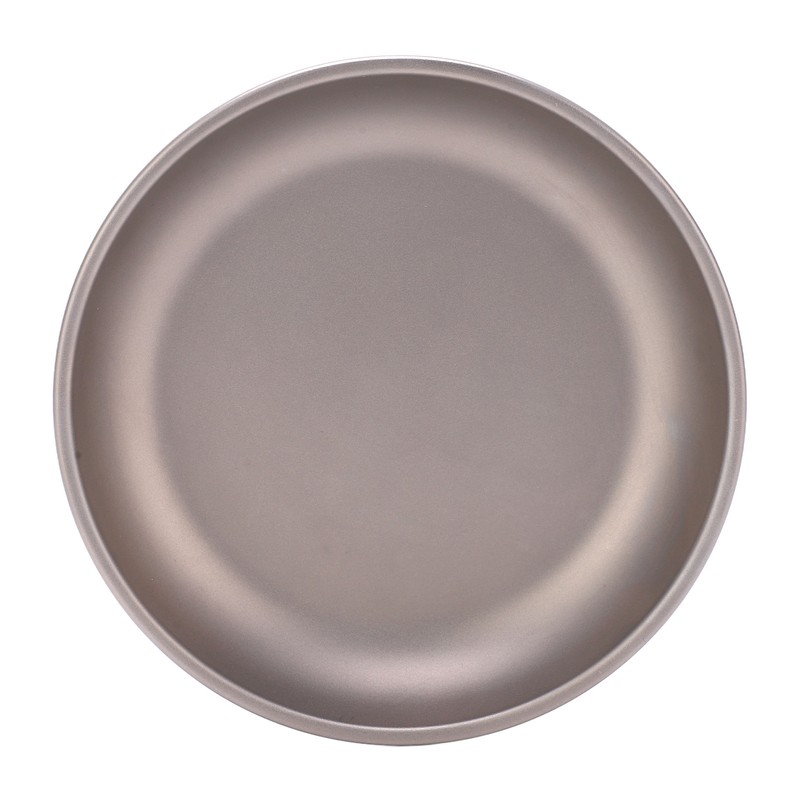 Pure Titanium Saucer Dishes Outdoor Tableware Camping Hiking Plates Cutlery