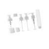 NOLITOY Travel Accessories Kit 5pc Press Pump Bottles Petg Subpackaging