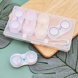 Multi-lens case Circle lens case Travel lens case 2ea