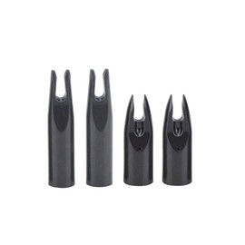 ZSHJG 50pcs Archery Arrow Cams Plastic Arrow Cam Hunting Plastinock Arrow Cams for OD 6 mm 7 mm Arrow Shaft Archery Plastic Pin Cam Arrow Cam Shaft End Accessories (Black, ID: 7 mm)