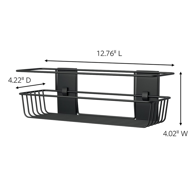 Command Bath Shower Caddy, Matte Black - 1 Caddy +